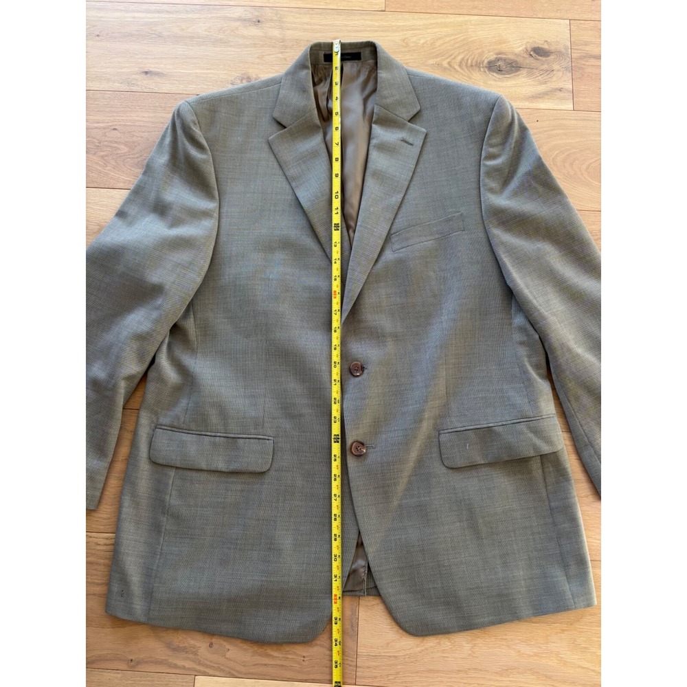 Lauren Ralph Lauren Wool Blazer Men's 44R Grey Sport Coat Suit Jacket 2 Button - Picture 8 of 11